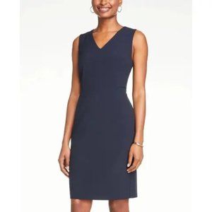 Ann Taylor Classic Navy Sheath Dress NWT